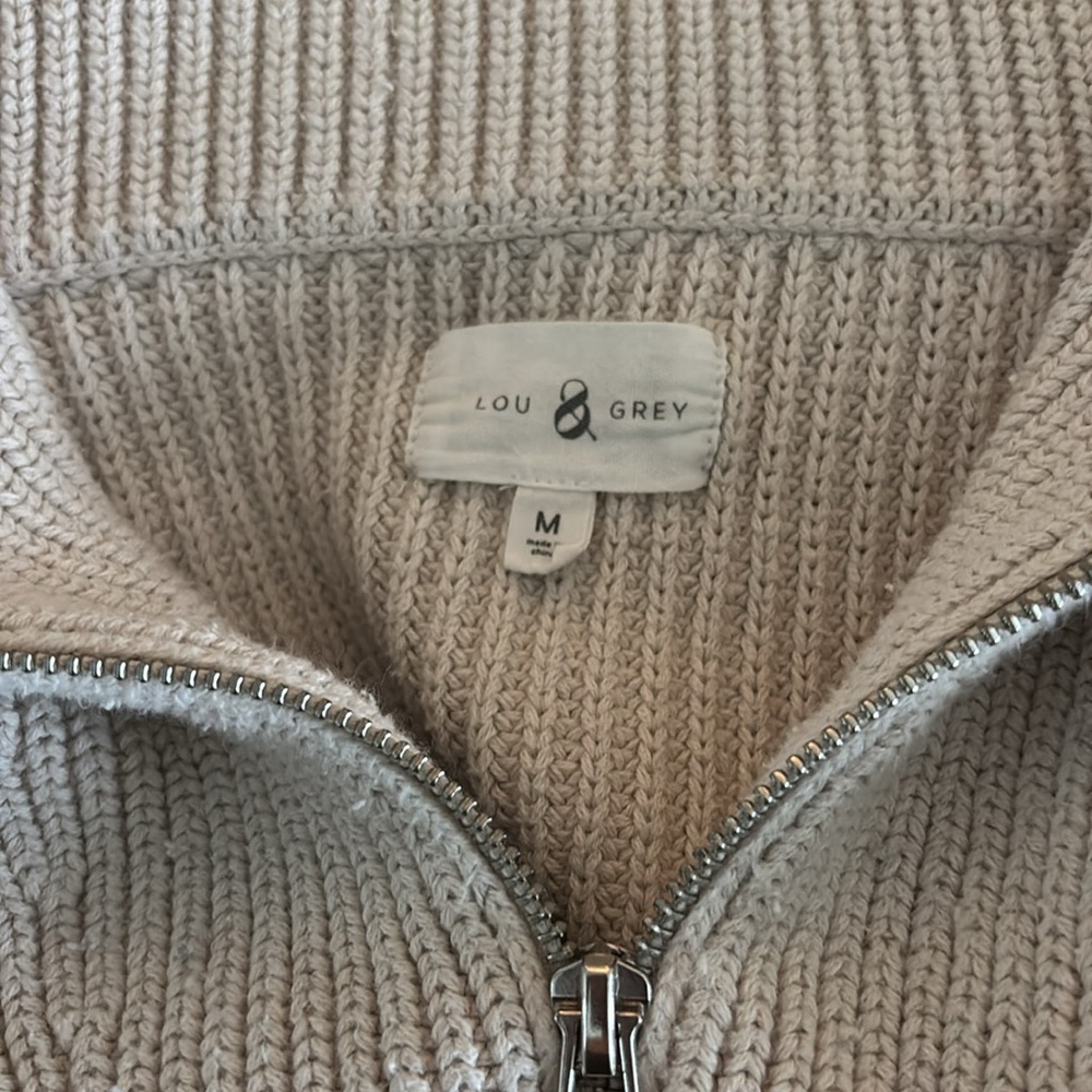 Lou & Grey Zip Up Sweater - Picture 3 of 3